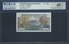 French Equatorial Africa, P-28, 5 Francs, ND (1957), Signatures: Gautier/Panouillot, 45 TOP Extremely Fine Choice
