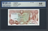 Cyprus, P-52, 50 Cents, 1.4.1987 Signatures: A.C. Afxediou 64 UNC Choice  