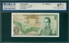 Colombia, P-406a(1), 5 Pesos Oro, 2.1.1961, Signatures: Robledo/de los Rios,  67 TOP UNC Superb Gem 