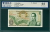 Colombia, P-406a(3), 5 Pesos Oro, 2.1.1964, Signatures: Robledo/de los Rios,  64 UNC Choice 