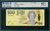 Fiji, P-114a, 100 Dollars, ND (2007), Signatures: S. Narube, 62 TOP Uncirculated