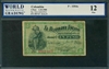 Colombia, P-S504c, 1 Peso, 1.10.1900, Signatures: three unidentified, 12 Fine