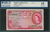British Caribbean Territory, P-07c, 1 Dollar, 1.7.1960, Signatures: Tub/Reece/Burrowes, 15 Fine Choice