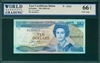 East Caribbean States, P-23a1, 10 Dollars, ND (1985-93), Signatures: C.A. Jacobs, 66 TOP UNC Gem