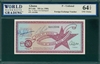 Ghana, P-Unlisted, 20 Cedis, ND (ca. 1980), Signatures: A. Nikoi/two handsigned, 64 TOP UNC Choice, Foreign Exchange Voucher
