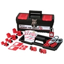 L.O.KIT W/ 3 KEYED ALIKE STEEL PADLOCKS