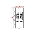 PTL-101-483 PATCH PANEL & BAY ID WHT