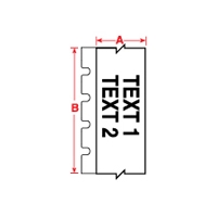 PTL-101-483 PATCH PANEL & BAY ID WHT