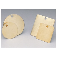 BLANK BRASS VALVE TAG ROUND 38MM PK25