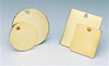 BLANK BRASS VALVE TAG SQUARE 51MM PK25