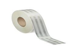 3M White Reflective Tape 100mm x 45.7m Roll Class 1