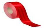 3M Red Reflective Tape 100mm x 45.7m Roll Class 1