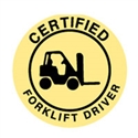 HARD HAT EMBLEM CERTIFIED FORK.. CD4