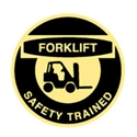 HARD HAT EMBLEM FORKLIFT SAFETY.. CD4