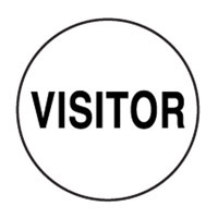 HARD HAT EMBLEM VISITOR CD4