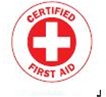 CERTIFIED FIRST AID - Hard Hat Emblems