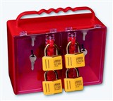 PORTABLE PLASTIC LOCK BOX