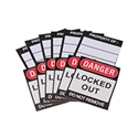 BRADY SAFETY PLUS PADLOCK LABELS PK6