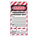 2-PART LO.KEY TAGS EQUIPMENT LOCK.. PK25