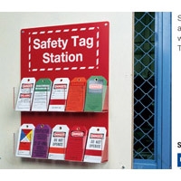 SAFETY TAG CENTER FOR 145X75 TAGS ONLY