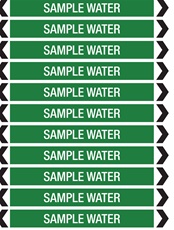 P.MARKER SAMPLE WATER 40-70MM PK10