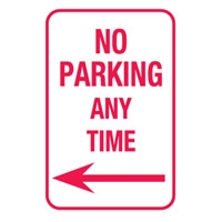 T&P SIGN NO PARKING ANY TIME 300X450 MTL