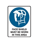 FACE SHIELD MUST BE WORN.. 180X450 MTL