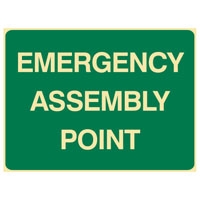 EMERGENCY ASSEMBLY POINT 450X600 MTL