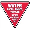 FIRE MARKER WATER.. 350MM TRI POLY