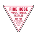 FIRE MARKER FIRE HOSE.. 350MM TRI POLY