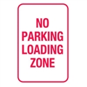 T&P SIGN NO PARKING LOAD.. 300X450 MTL