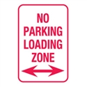 T&P SIGN NO PARKING LOAD..300X450 MTL