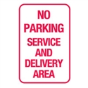 T&P SIGN NO PARKING SERV.. 300X450 MTL