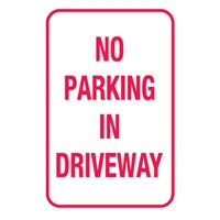 T&P SIGN NO PARKING IN.. 300X450 REF A