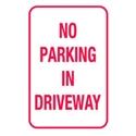 T&P SIGN NO PARKING IN.. 300X450 MTL