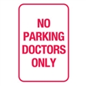 T&P SIGN NO PARKING DOC.. 300X450 MTL