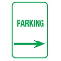 T&P SIGN PARKING ARR/R 300X450 REF A