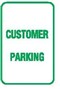 T&P SIGN CUSTOMER PARKING 300X450 MTL