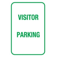 T&P SIGN VISITOR PARKING 300X450 REF A