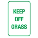 T&P SIGN KEEP OFF GRASS 300X450 REF A