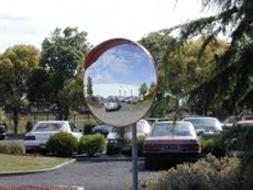 OUTDOOR ACRYLIC MIRROR W/MOUNT 457MM DIA