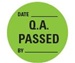 QUALITY A.LABELS QA PASSED PERM 50MM DIA