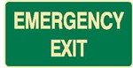 EXIT&EVAC SIGN EMERGENCY EXIT LUM SS