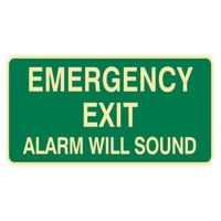 EXIT&EVAC SIGN EMERGENCY EXIT.. LUM SS