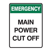 EMERGENCY MAIN POWER CUT OFF 180X250 SS