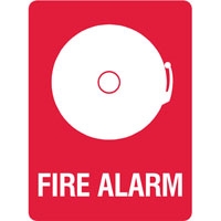 FIRE SIGN FIRE ALARM SS GLO