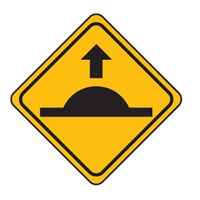 DIREC.SIGN SPEED HUMP AHEAD SYMBOL REF A