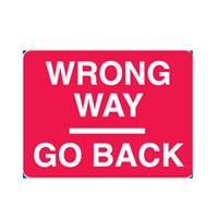 TRAF SIGN-DIREC WRONG WAY..600X450 REF A