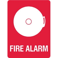 FIRE SIGN FIRE ALARM MTL