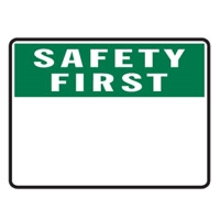 BLANK SIGN PANEL SAFETY.. 600X450 MTL